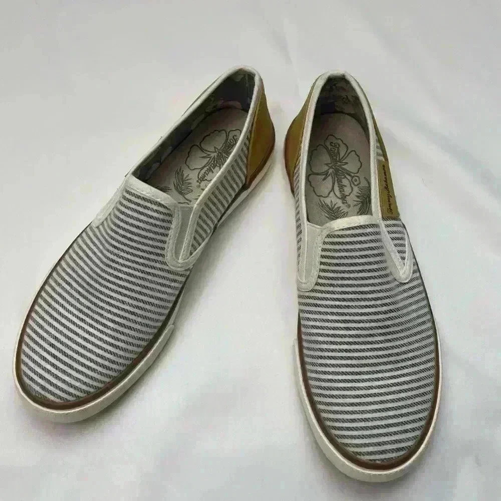 Tommy Bahama- Women’s Striped Slip-on Sneakers- 6.5